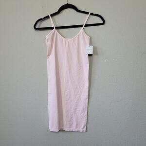 Free People Womens Pink Comfort Crushed Seamless Mini Slip Dress Size XS/S
